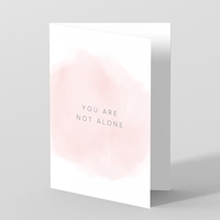 Picture of Not Alone – Condolence Card
